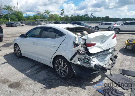 2020 Hyundai Elantra Limited из США, поврежденный, VIN 5NPD84LF4LH522915